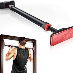 Rasdion Door Pull Up Bar for Home Workout/Pull Up Bar Doorway for Home Workout No Screws Chin Up Bar with Locking Mechanism - Adjustable Length (60 to 100 CM)-0