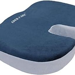 Eder Care Doctor Recommended Coccyx Seat Cushion for Tailbone Pain Relief,Sciatica Pain Relief,Hip Support,Lower Back Support - Orthopedic Foam Chair Cushions for Sitting with Removable Cover. - Blue-image-10