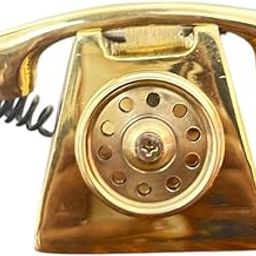 Craftex Vintage Brass Telephone Miniature Decorative Showpiece, Antique Style-picture-16