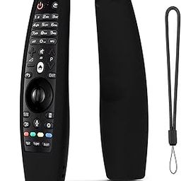 Wisely Silicone TV Remote Cover Case Compatible With LG Magic Remote AN-MR19BA & AN-MR600 MR20 - Washable Case With Loop [Remote NOT Included]-11
