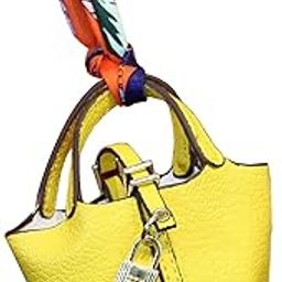 Small Bag Charm for Women Girls Creative Cute Car Key Wallet Purse Charms Yellow-36