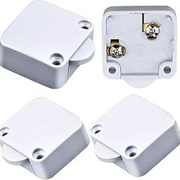 NEXT GEEK Wardrobe switch Cabinet Lamp Switch Automatic Door Switch Push to off White - Pack of 4 (2 Year warranty)-2