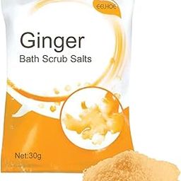 SAZ DEKOR® Ginger Bath Scrub Salts 30G Exfoliates, Moisturizes, And Nourishes Skin 1Pcs-image-56