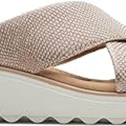Womens 26161802 Beige Wedge Sandal-image-56