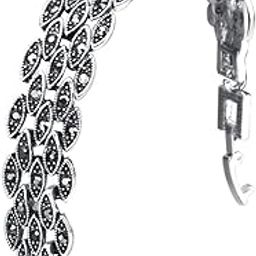 Jewellery Oxidised Silver Stylish Bracelet for Women & Girls (Silver)(8677b)-image-20