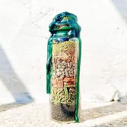 Spell jar | DEVSUDH Spell jar for Protection & Prosperity | Travel friendly| Relaxation & Meditation, Attracts Wealth & Abundance, Deep Sleep Aid, Protection from evil eye | (Without Keyring)-image-54