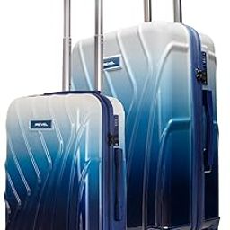 Waves Polycarbonate Trolley Bag Set - 20" Cabin & 26" Check-in | Lightweight Hard Shell Luggage | 360° Spinner Wheels | Water-Repellent | Durable Travel Suitcase - Blue-picture-32
