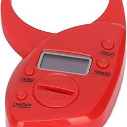 Skin Fat Caliper Tester, Fat Measure Clipper Body Fat Measurement Device for Fitness Enthusiasts for Trainers(red)-picture-31