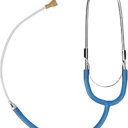 Hearing Aid Stethoscope, Professional Lightweight Listening Stethoscope Volume Noise Detection Metal for Home (Light Blue)-image-11