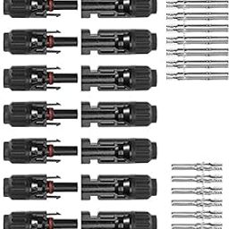 ABONIX Solar MC4 Connectors for Solar Panel Cable, 9 Male/Female Pairs – Reliable, Waterproof & Easy-Install Connector Kit for Secure PV System Wiring-picture-19