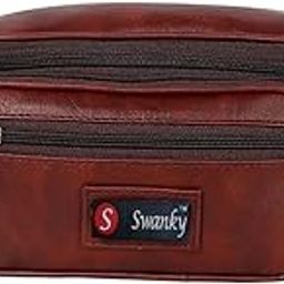 PU Leather Waist Pack Bags Travel Bag for Money |Mobile|Card|Belt| Documents|Kit Books Dairy Kamar Pouch| Small Accessories Luggage for Men Women Boys and Girls Stylish Fom Bag with Belt Kamar Pouch-image-64