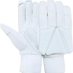 VERSANT LIT Cricket Batting Gloves (White, Men Size, Right Handed)-image-33