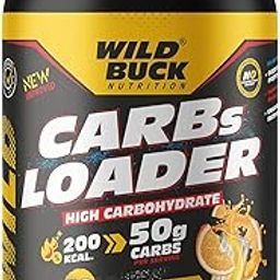 WILD BUCK Carbs Loader Superfuel | Pure Carbohydrates | Mass and Weight Gain | Intra Workout Carb | Maltodextrin | Carb Supplement for Bodybuilding | High Carb -Tangy Orange - 30 Servings, 1.5 kg-19