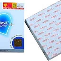 ECG Paper For CARDIOVIT MS-2010 / MS-2007 | SCHILLER ECG Paper | Length 114 mm And Height 95 mm | 138 Sheets In One Pack-4