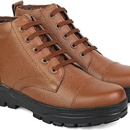 PREMIUM RANGE MEN'S DMS BOOT|LEATHER UPPER, PU SOLE|DURABLE & COMFORTABLE -POLICE WARDI BOOT-image-18