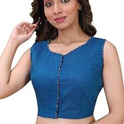 Fashion Neck Casual Pure Cotton Women Blouse(D-005672)-22