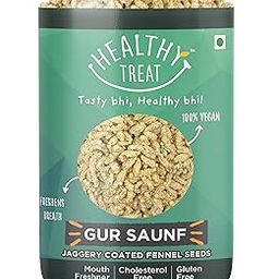 Healthy Treat Gur Saunf 200g | Jaggery Coated Saunf | Gud Saunf | Jaggery Saunf | Jaggery Coated Fennel Seeds | Saunf Mouth Fresheners | Digestive, After-Meal Snacks | Traditional Mukhwas, Mouth Freshener Gur Saunf | Perfect for Snacking Anytime-image-33