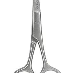 DANIAL 4.5 Inches Stainless Steel Hair Cutting Scissors - Professional Men's Barber Tool for Small Mustache, Beard, Nose and Eyebrow Grooming - Rust Free - Precision Trimming at Its Finest-14