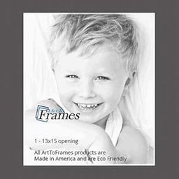 13x15 Cinder / Charcoal Custom Mat for Picture Frame with 9x11 opening size (Mat Only, Frame NOT Included)-image-30
