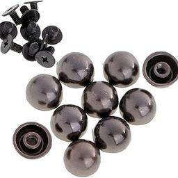 CLUB BOLLYWOOD VELURA 10 Pieces Mushroom Shape Rivets Studs Spikes for Leather Craft 10mm Gray|1 Piece Quilt Stencil Per |Studs, Rivets & Tacks| Leathercrafts-image-5