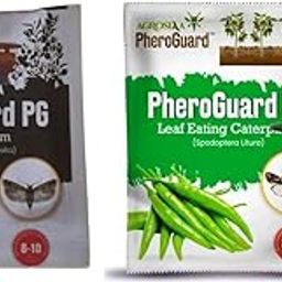 PG Pink Bollworm Lure - Pectinophora Gossypiella | Agriculture Use | Pack of 5 | & | SL Combo Pack Pheromone Lure for Leaf Eating Caterpillar, Funnel Trap, Pack of 5-image-4