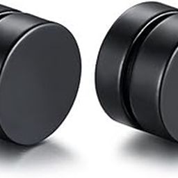 Arts Men 8MM Stainless Steel Magnetic Clip On Ear Stud Earrings No Piercing Cocktail-picture-27