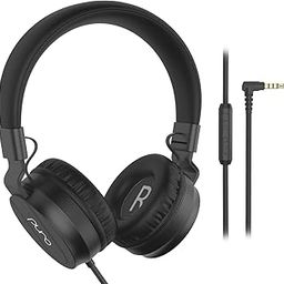 Puro Sound Labs PuroBasic Volume Limiting Wired Headphones for Kids, Foldable & Adjustable Headband w/Microphone, Compatible with Smartphones, Tablets and PC’s – Black-image-71