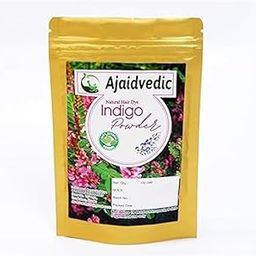 Ajaidvedic Natural Hair dye Indigo powder -100gm/Pure and chemical free for safe Hair colour/No ammonia-image-50