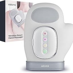 Adomii Hand Massager with Heat & Compression - Wrap-Around Hand Massager for Stress & Pain Relief - Arthritis & Carpal Tunnel Therapy - Cordless & Portable-image-56