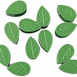 Bhavya Optic® 10 pcs Leaf Shape Holder for Money Plant Stems Indoor and Outdoor Green Leaf Shape Climbing Wine Fixation Clips.-image-74