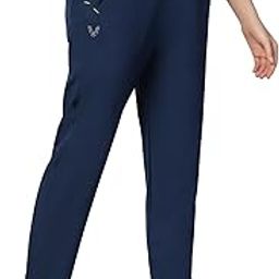 UZARUS Women's 4 Pocket Sports Gym Track Pants Running Lower-image-5