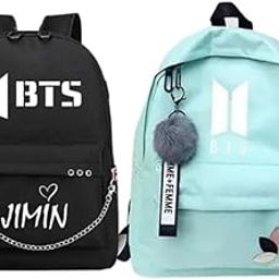 Combo Bts backapcks, Women Casual Stylish Backpack For School College and Travel Bags For Girls-image-103