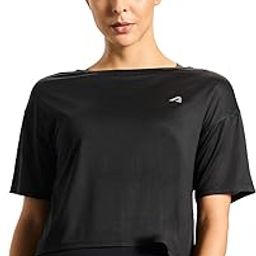 Boldfit Training Crop Tops Gym Regular Fit Tshirt for Women & Girls for Workout, Activewear Women Crop Tops for Training, Running Sung Fit Crop Tshirt Quick Dry Gym Wear-31
