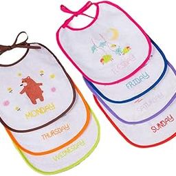 NEPEE Waterproof and Quick Dry Baby Bibs Pack of 5-picture-28