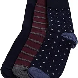 max Men Patterned Crew Length Socks - Pack of 3 (Multicolour_FS)-picture-26