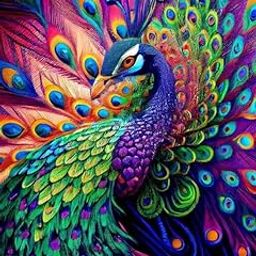 TREXEE 5D Diamond Painting Kit for Adults & Kids, 30 * 40cm DIY Paint by Numbers Kit DIY Diamond Painting by Numbers Kit Cross Stitch Pictures Arts Craft Gift for Kids & Adults Peacock Diamond Painting-picture-24