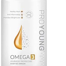 ProYoung Omega-3 - 100% Flax Seed Oil - 1000mg - 60 Softgels-image-41