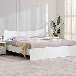 Home Centre Helios Alton King Bed |Engineered Wood King Bed| (White) |1 Year Warranty-image-57