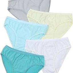Solid Cotton Bikini Panties for Women - Combo Set of 5 Hipster Panty-picture-47