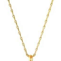 Jewellery for Less One Gram Gold Plated Solitaire cz american cubic Zircon pendant locket Stylish Delicate Pendant with Chain for Women & Girls.-12