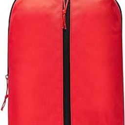Men's and Women's Red PU Casual Backpack - Sleek and Durable Unisex Backpack for Everyday Use and Travel-picture-25