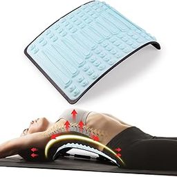SEILETOO Back Stretcher for Lower Back Pain Relief，Unlimited-Level Adjustable Lumbar Back Cracker Board, Back Cracker for Men & Women Stretching, Back Cracking Device for Scoliosis-image-2