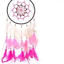 RPH Handicrafts Dream Catcher for Bedroom | Wall Hanging Home Décor | Gift and Decoration Long Size 16 x 20 cm (Design C)-image-110