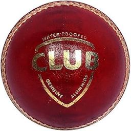 HIRNOTS Tournament 4 Piece Leather Cricket Ball, Red - 1 Piece Ball (30 Genuine Overs)-picture-22