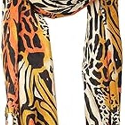 Women's Premium Multicolor Stylish Floral Printed Polycotton Scarf/Scarves/Stole For Summers-55