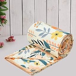 Super Soft Brushed Microfiber Cotton 2 Layer Breathable Single Dohar Lightweight Warm Bed Dohar 57X87(Inches) 144X220(CM) Dohar Throws for Bed| TC - 144-13