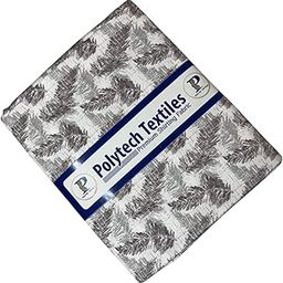 Polytech Textiles Premium Shirting Fabric, 90- Leaf Design ***Free Small Cotton Bag***-image-28