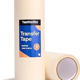 Vinyl Transfer Tape for Cricut Crafters, 12 inch x 50 feet, Made in America, Easy to Use Transfer Paper with Layflat Adhesive-image-87