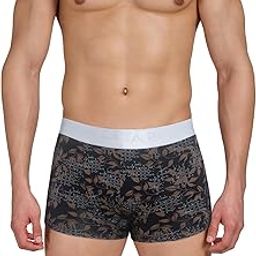 CB09 Men's Tencel Micro Modal Low Waist Printed Trunk with Antibacterial Technology | Ultra-Soft Waistband & Breathable Fabric with 4-Way Stretch-picture-9