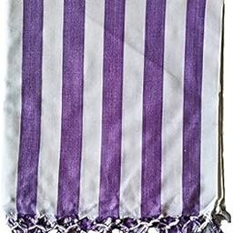 Shreeman Shreemati Bhagalpuri Silky Soft Dull Chadar - Violet Stripe - 1 Piece-image-73